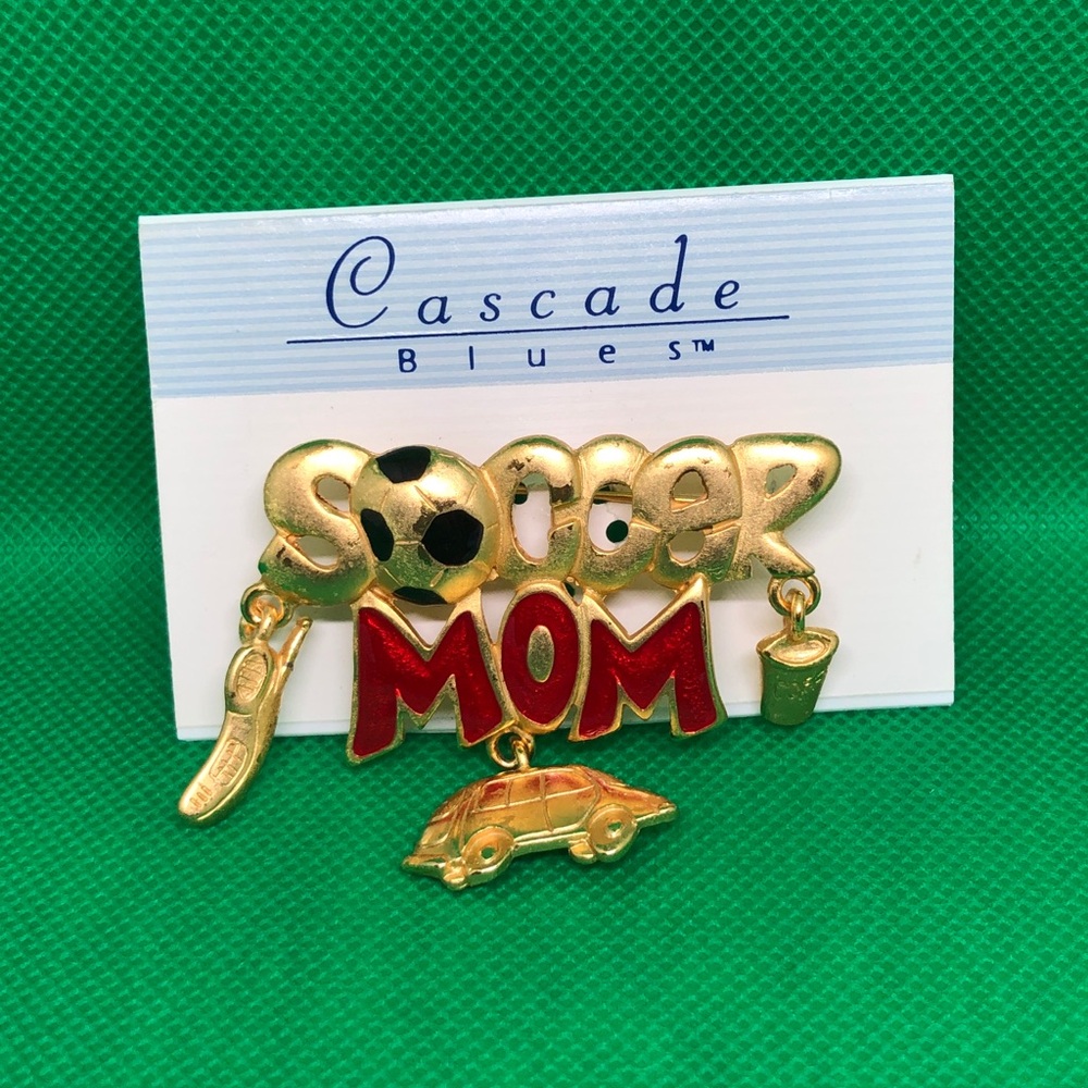 Soccer Mom Pin/Brooch